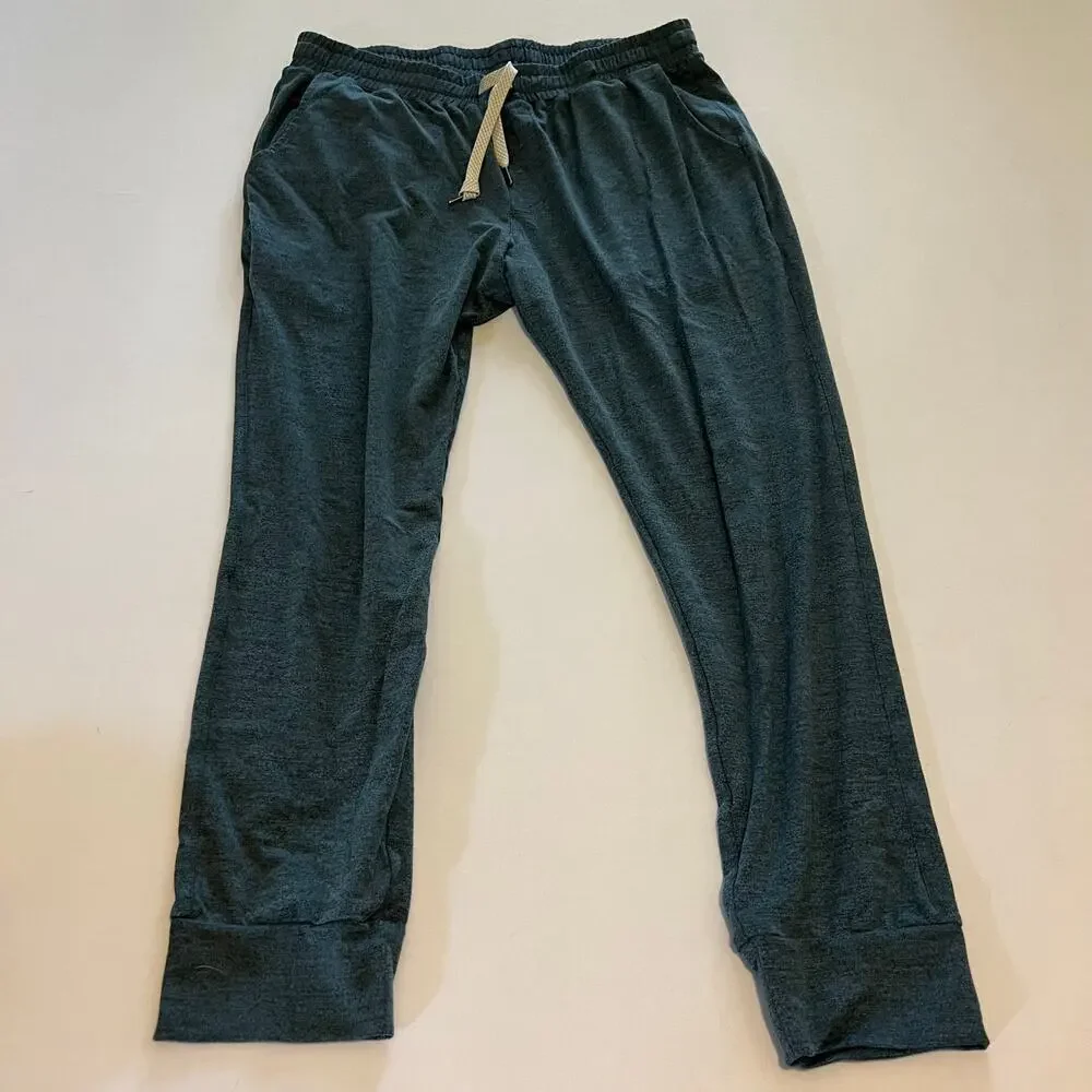 True Classic heather blue black jogger pant L - Picture 2 of 9